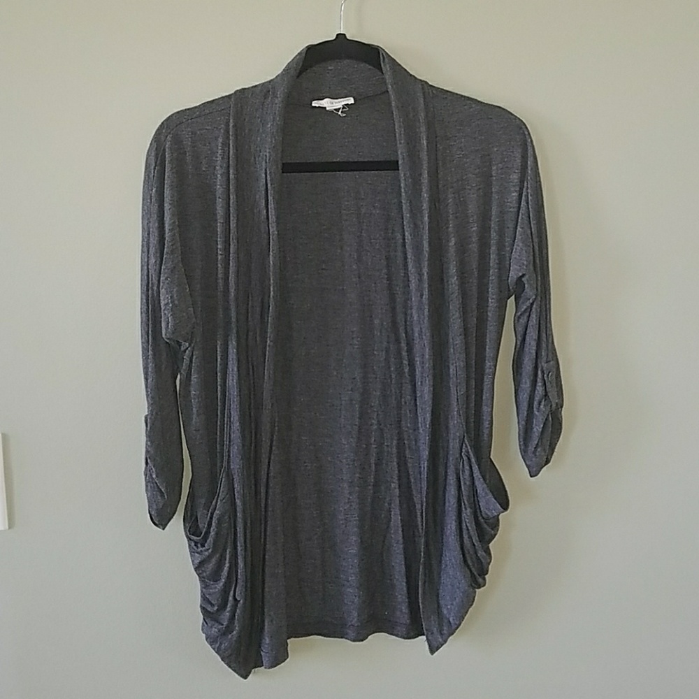 Dark grey cardigan with pockets!